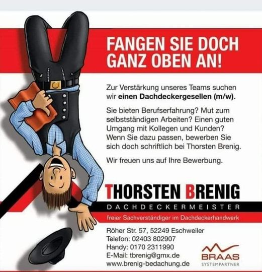 Stellenangebot Dachdeckergeselle